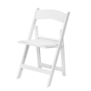 Resin chair write $4